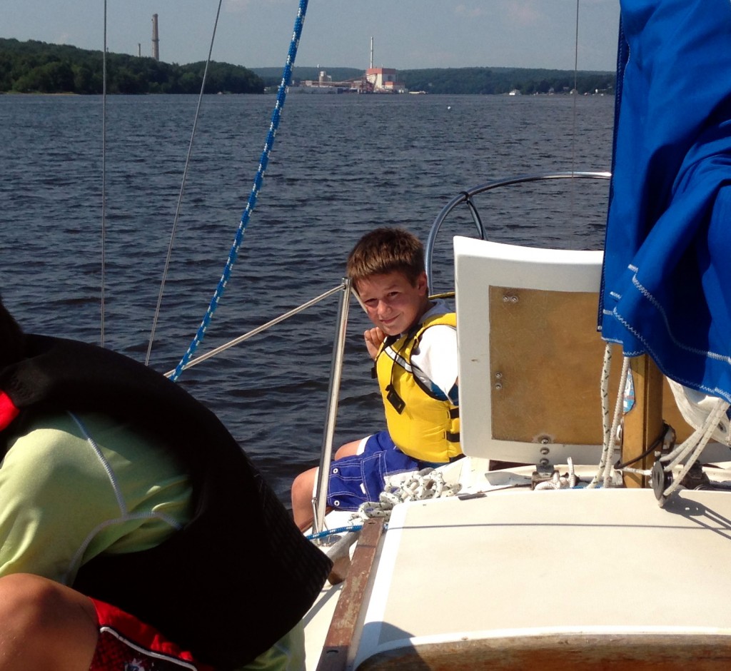 Me on a sailboat