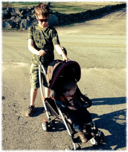 walking the baby