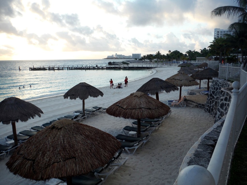 the beach