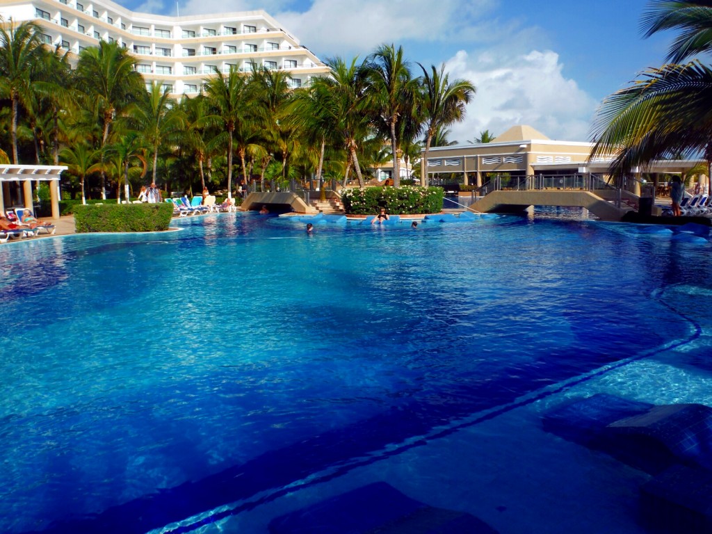 the pool