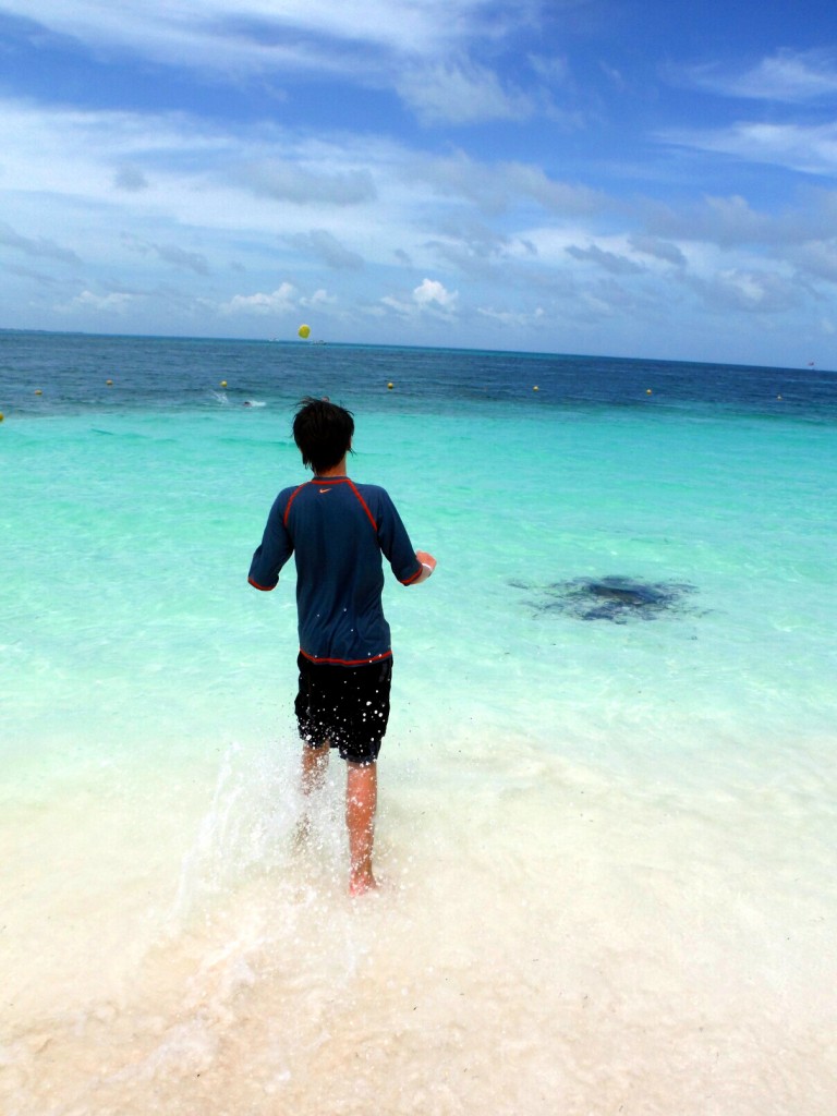 me in the water