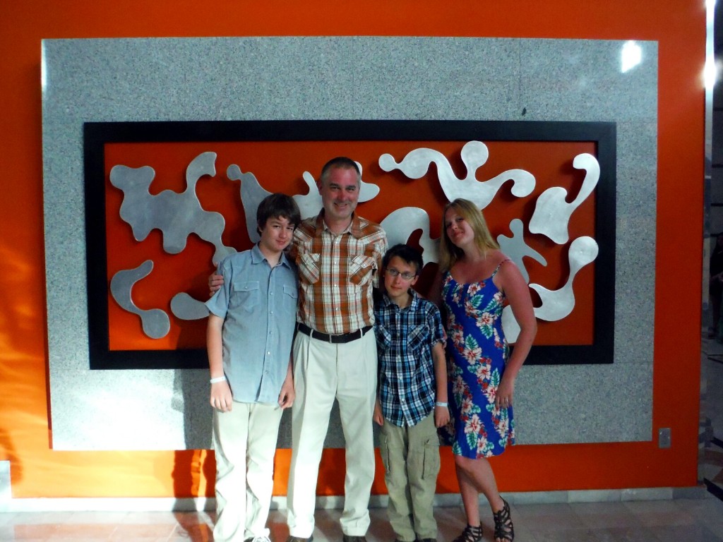 Susanna, Ben, dad, and me
