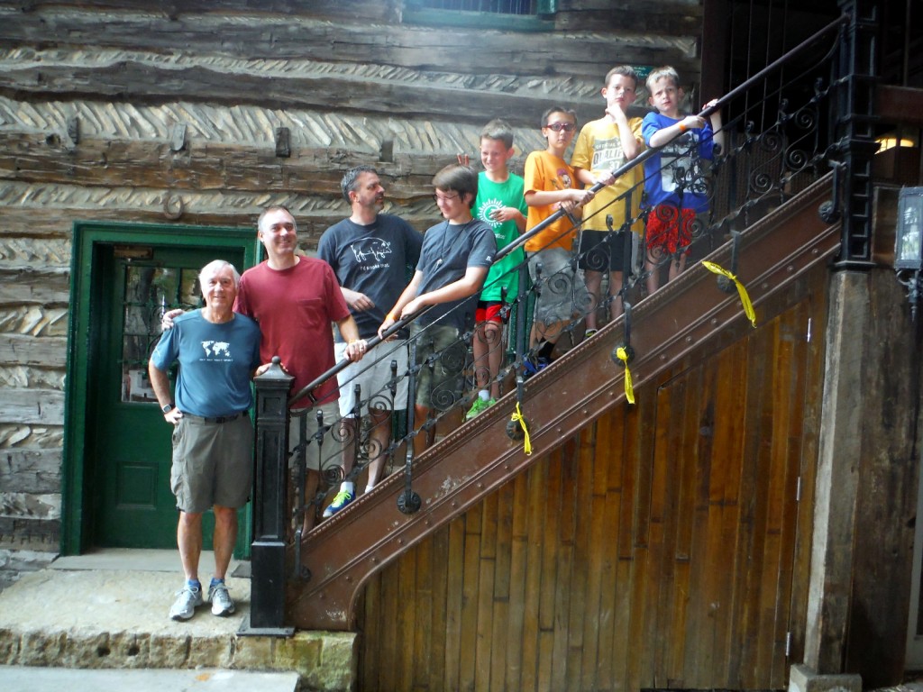 the Curtis family at the City Museum