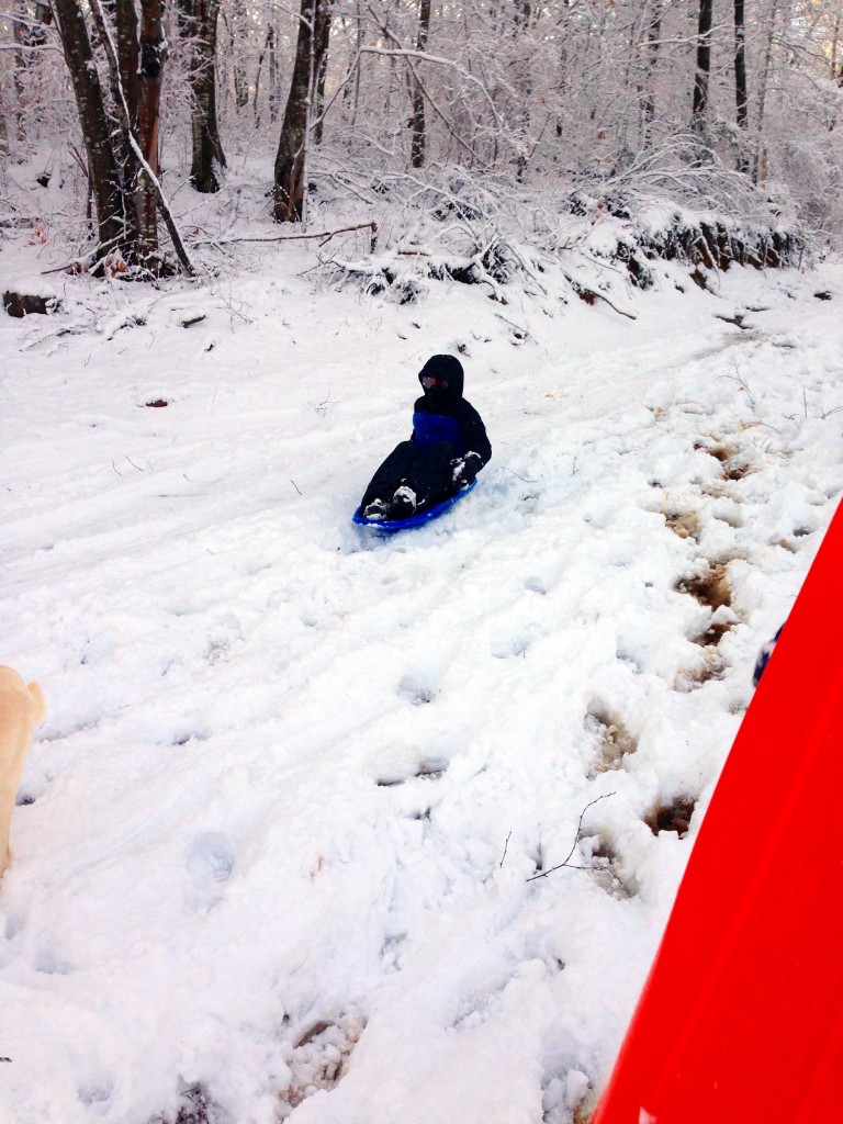 me sledding